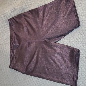 F21 Glitter Biker Shorts